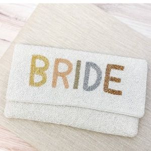Bride Clutch • beaded